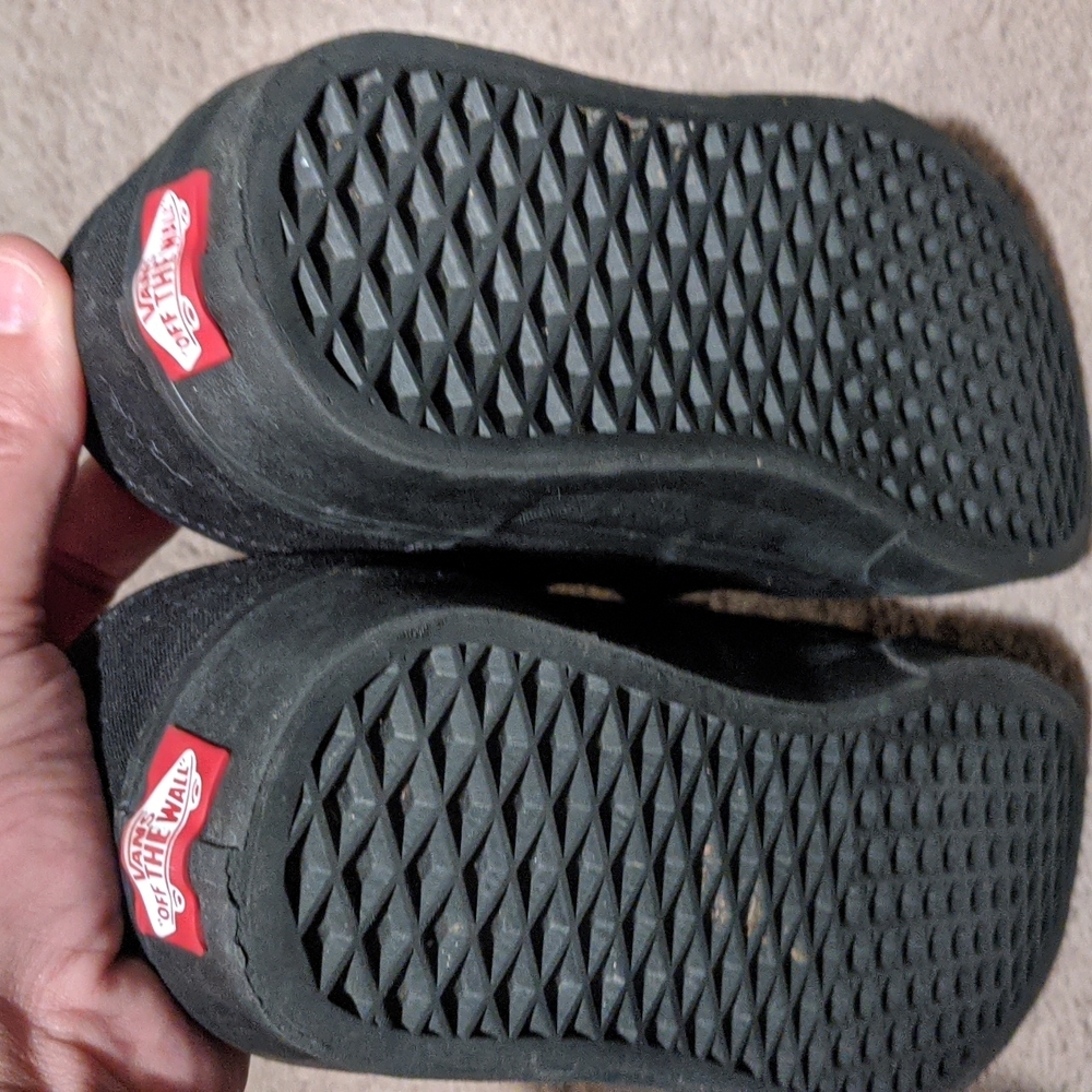 Vans black skate shoe men's 7 women's 8.5 - Picture 7 of 10
